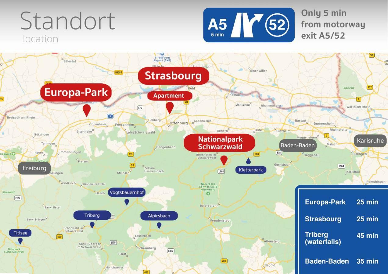 Apartment Strasbourg - Europapark / Wallaston 奥芬堡 外观 照片